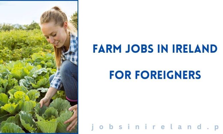 Farm Jobs in Ireland for Foreigners