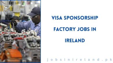 Visa Sponsorship Factory Jobs in Ireland