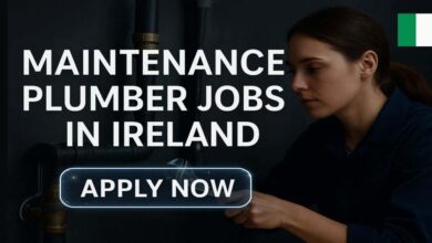 Maintenance Plumber Jobs in Ireland