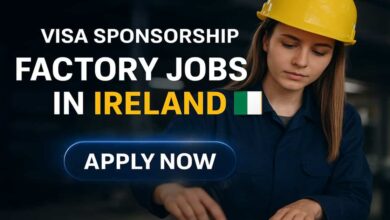 Visa Sponsorship Factory Jobs in Ireland